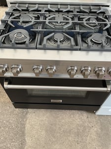 Zline 36” dual fuel stainless steel range - $2,579.00 - UK-RG-0000003