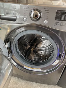 Gray front load electric washer - $579.00 - LG-WS-0000036
