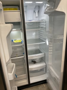 Open box as is stainless steel side by side refrigerator - $1,199.00 - GE-RF-0000241