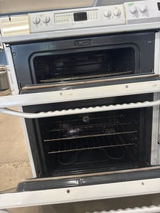 Maytag Gemini double oven glass top white range - $769.00 - MT-RG-0000012