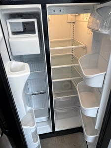 Frigidaire black side by side refrigerator - $679.00 - FG-RF-0000047