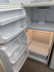 Almond color top mount refrigerator - $199.00 - HP-RF-0000050