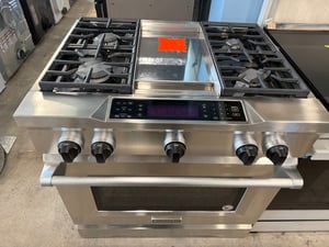 Slide in 36”wide Duel Fuel  slide in range - $5,000.00 - KA-RG-0000007