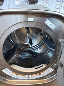 LG grey color front load washer and dryer set - $999.00 - LG-WD-0000126