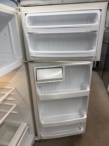 Almond color top mount refrigerator - $299.00 - GE-RF-0000186