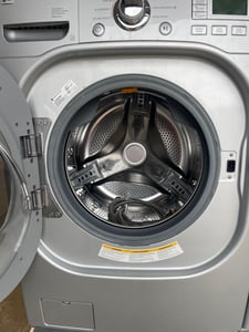 LG silver color washer and dryer set - $1,069.00 - LG-WD-0000038