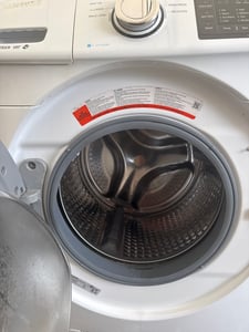 Samsung white front load washer and dryer set - $679.00 - SS-WD-0000043