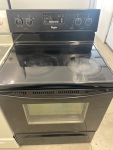 Whirlpool black glass top range - $299.00 - WP-RG-0000009