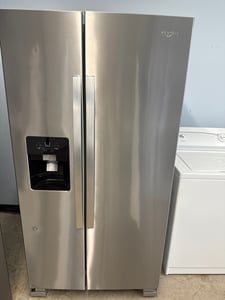 Stainless steel side by side refrigerator - $1,179.00 - WP-RF-0000152