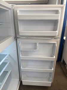 White glossy top mount refrigerator - $479.00 - GE-RF-0000271