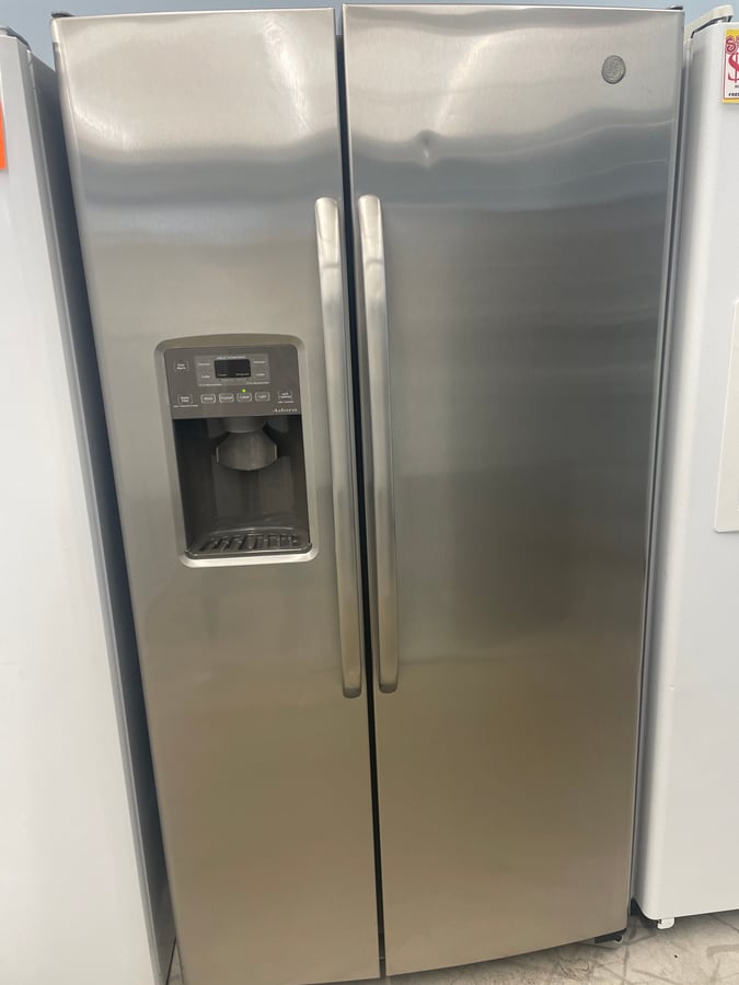 GE Adora side by side refrigerator, - Image