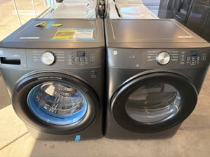 Charcoal grey front load washer and dryer set - $1,399.00 - GE-WD-0000104