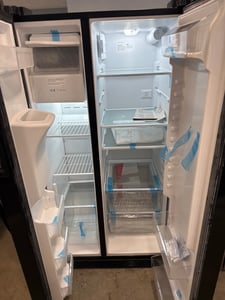 Frigidaire black side by side refrigerator - $899.00 - FG-RF-0000117