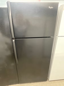 Whirlpool black top mount refrigerator - $439.00 - WP-RF-0000036