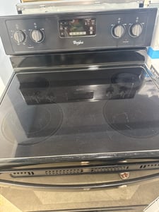 Whirlpool black glass top range - $399.00 - WP-RG-0000161