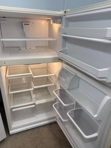 Almond color top mount refrigerator - $399.00 - KM-RF-0000050