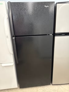 Whirlpool black top mount refrigerator. - $399.00 - WP-RF-0000073