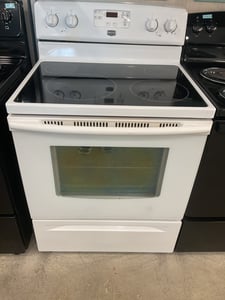 White glass top range - $439.00 - MT-RG-0000013