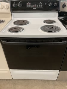 Coil top black and white range - $299.00 - HP-RG-0000094