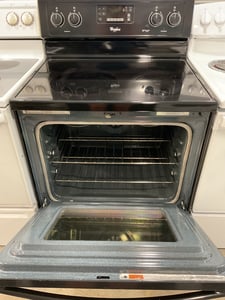 Whirlpool black glass top range - $439.00 - WP-RG-0000054