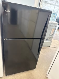 Whirlpool black top mount refrigerator - $469.00 - WP-RF-0000177