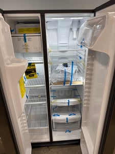 New Open Box 25cu.ft side by side refrigerator - $1,279.00 - GE-RF-0000177