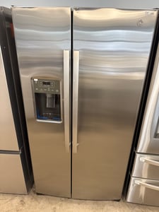 New Open Box 25cu.ft side by side refrigerator - $1,279.00 - GE-RF-0000177