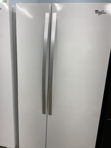 Side by side white 33” refrigerator - $599.00 - WP-RF-0000147
