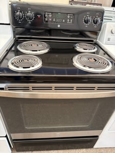 Black and stainless steel coil top range - $399.00 - GE-RG-0000277