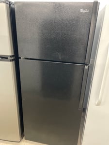 Whirlpool black top mount refrigerator - $449.00 - WP-RF-0000049