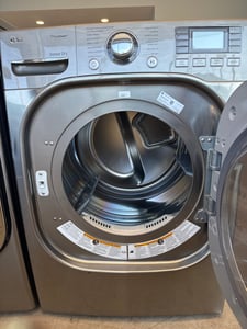 LG grey color front load washer and dryer set - $999.00 - LG-WD-0000126