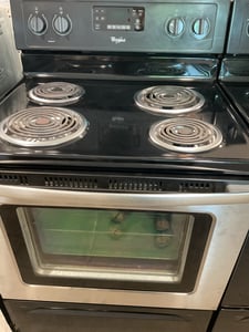Stainless steel coil top electric range - $439.00 - WP-RG-0000173
