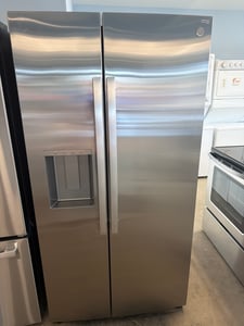 Counter depth side by side stainless steel refrigerator - $1,799.00 - GE-RF-0000293