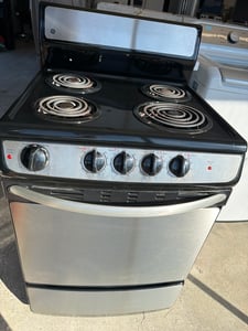 Stainless steel 24”wide coil top range - $579.00 - GE-RG-0000295