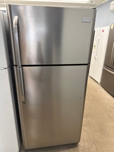 Stainless steel topmount refrigerator - $429.00 - FG-RF-0000080