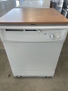 GE white portable dishwasher - $379.00 - GE-DW-0000023