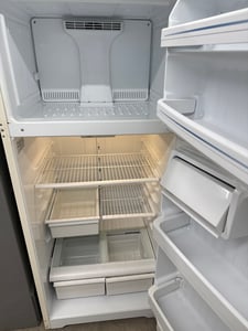 Almond color top mount refrigerator - $299.00 - GE-RF-0000186