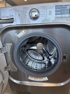 LG grey color front load washer and dryer set - $999.00 - LG-WD-0000126