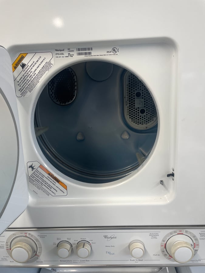 Whirlpool 24”wide laundry center image 3