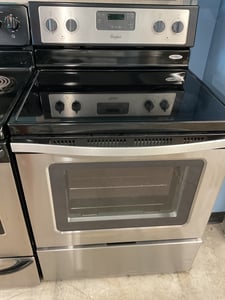 Whirlpool stainless steel glass top range - $439.00 - WP-RG-0000055