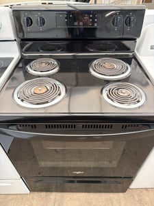 Whirlpool black coil top range - $399.00 - WP-RG-0000187
