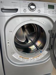 LG silver color washer and dryer set - $1,069.00 - LG-WD-0000038
