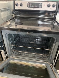 Hotpoint silver color glass top range - $369.00 - HP-RG-0000028