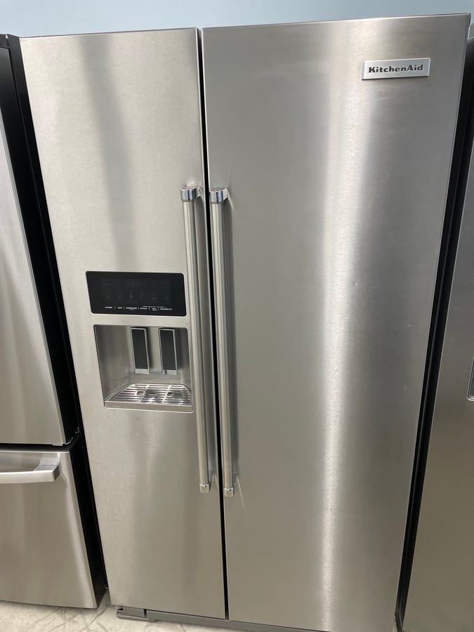 KitchenAid side by side counter depth refrigerator image 1