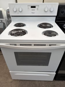 White whirlpool coil top range - $389.00 - WP-RG-0000177