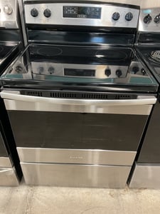 Glass top stainless steel range - $469.00 - AM-RG-0000023