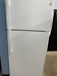 As is new open box white top mount refrigerator - $599.00 - GE-RF-0000257