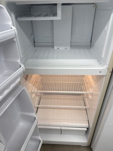 Almond color top mount refrigerator - $199.00 - HP-RF-0000067