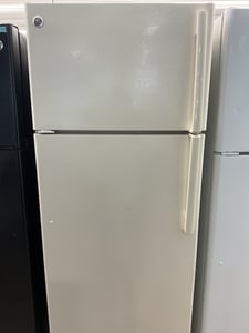 Top mount bisque color refrigerator - $489.00 - GE-RF-0000270