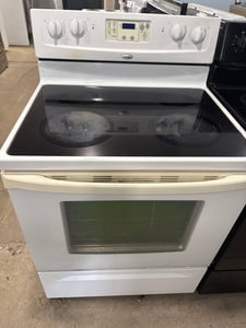 White glass top range - $379.00 - WP-RG-0000127